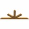 Ekena Millwork Saratoga Rough Sawn Timber Gable Bracket, Western Red Cedar, 60"W x 25"H x 2"D x 4"F, 10/12 Pitch GBW060X25X0204SAR00RWR - alternate 5